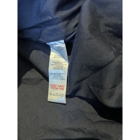 Jason Wu Tiered Embroidered Eyelet Maxi Dress Women Small Shoulder Bow Ties Navy - Picture 7 of 10